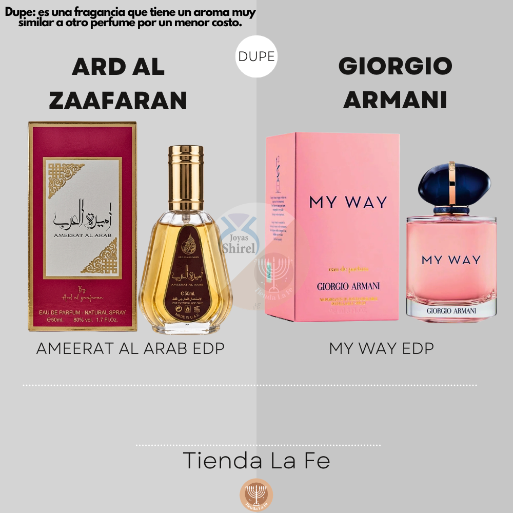 ARD AL ZAAFARAN AMEERAT AL ARAB EDP 50ML (M) (DUPE GIORGIO ARMANI MY WAY EDP)