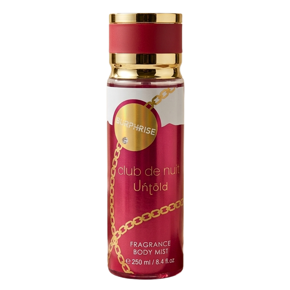 SPLASH BURPHRISE CLUB DE NUIT UNTOLD 250ML (M) (AROMA SIMILAR ARMAF CLUB DE NUIT UNTOLD)