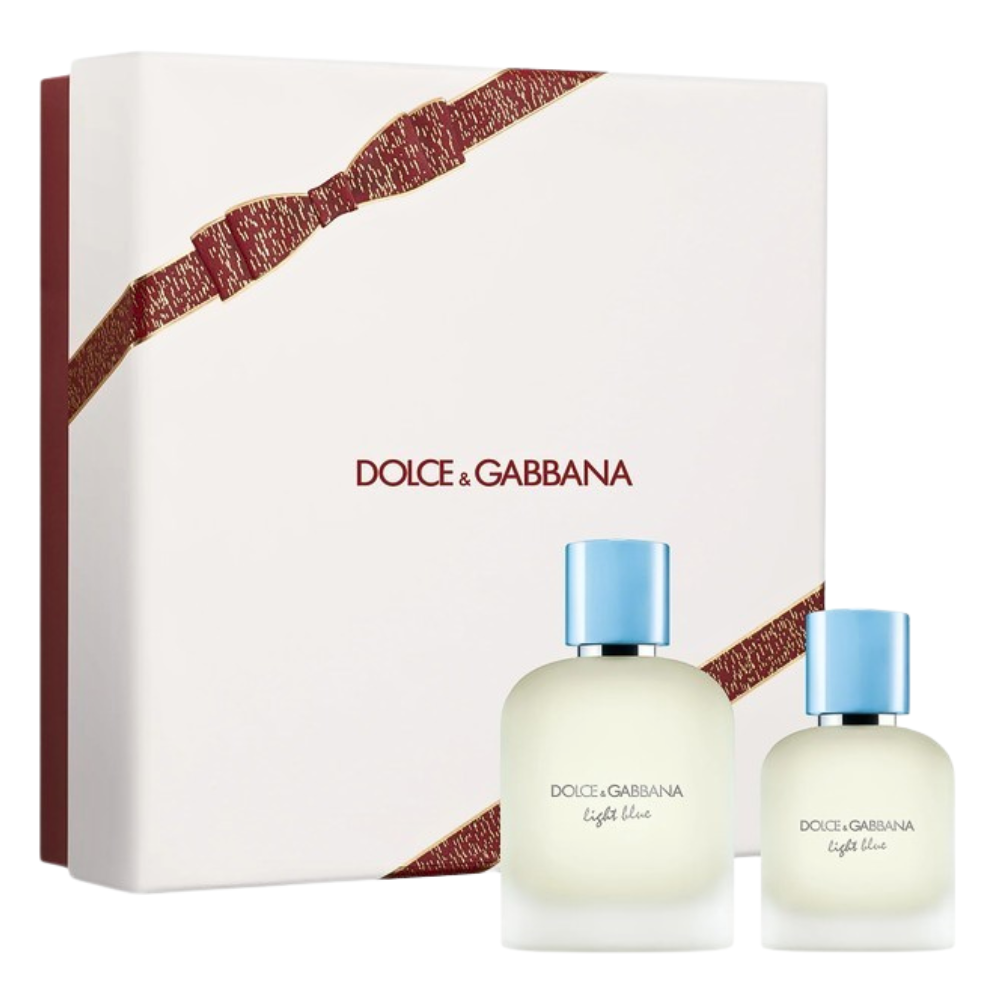 SET DOLCE & GABBANA LIGHT BLUE POUR HOMME EDT 100ML, EDT 50ML (H)