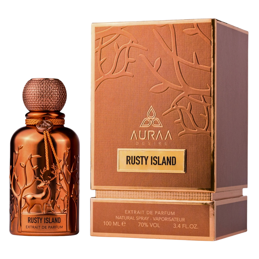 RASASI AURAA DESIRE RUSTY ISLAND EXTRAIT EDP 100ML (U) (DUPE VERTUS SOLE PATCHOULI EDP)