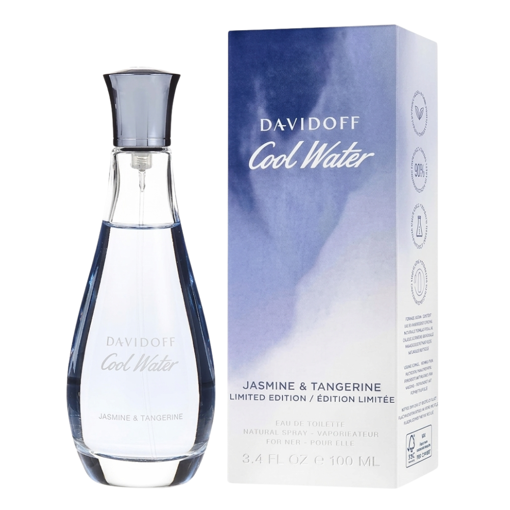 DAVIDOFF COOL WATER JASMINE & TANGERINE EDT 100ML (M)