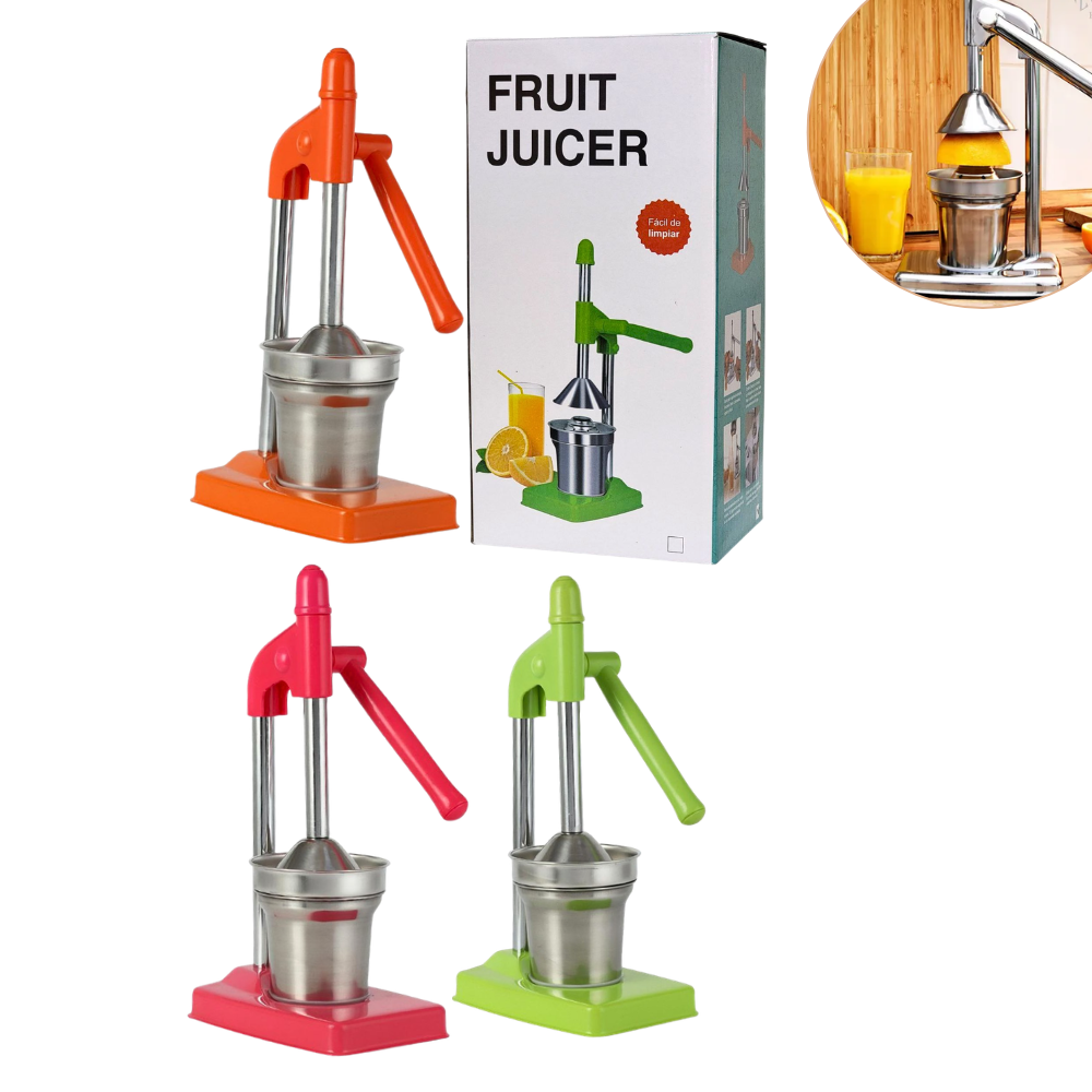 MAQUINA EXPRIMIDORA MANUAL DE JUGOS CITRICOS DE ACERO INOXIDABLE
