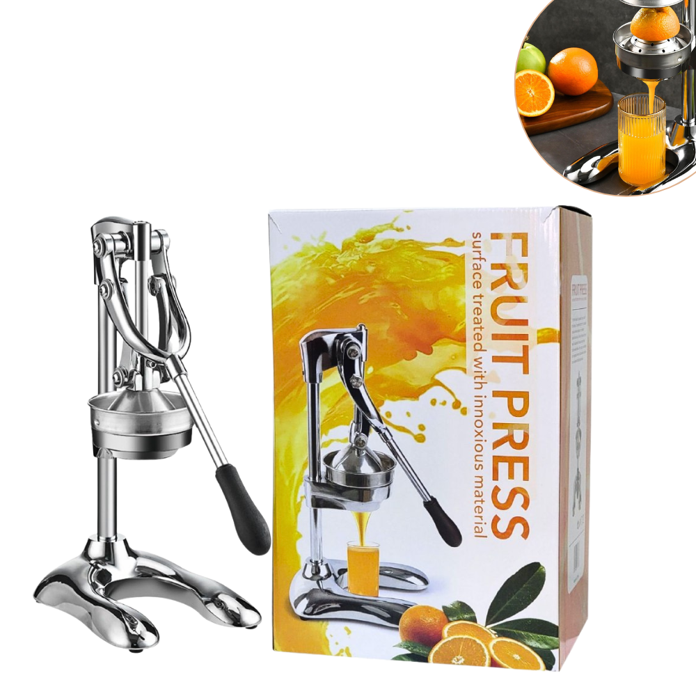 MAQUINA EXPRIMIDORA MANUAL DE JUGOS FRUTAS DE ALEACION DE ALUMINIO CON SISTEMA DE PALANCA