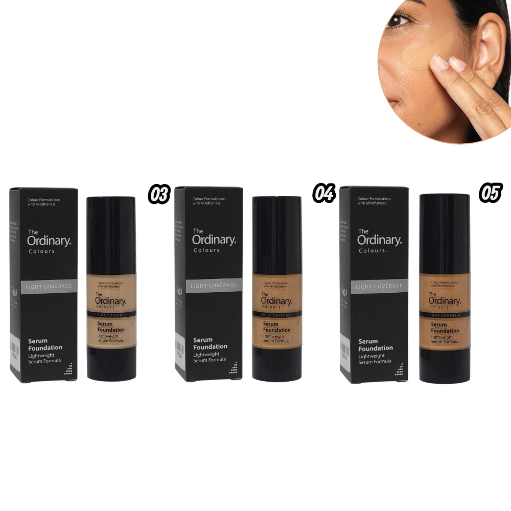 BASE DE MAQUILLAJE 2 EN 1 Y SUERO DE COBERTURA MEDIA CON PROTECCION SOLAR SPF15 THE ORDINARY 30ML