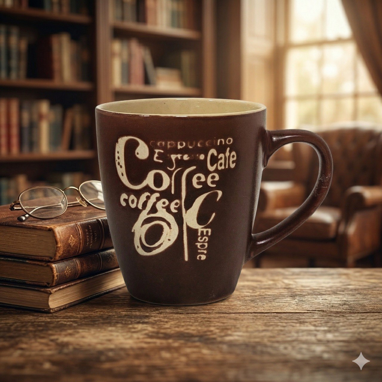 TAZA DE CERAMICA CON DISEÑO ARTISTICO 9CM