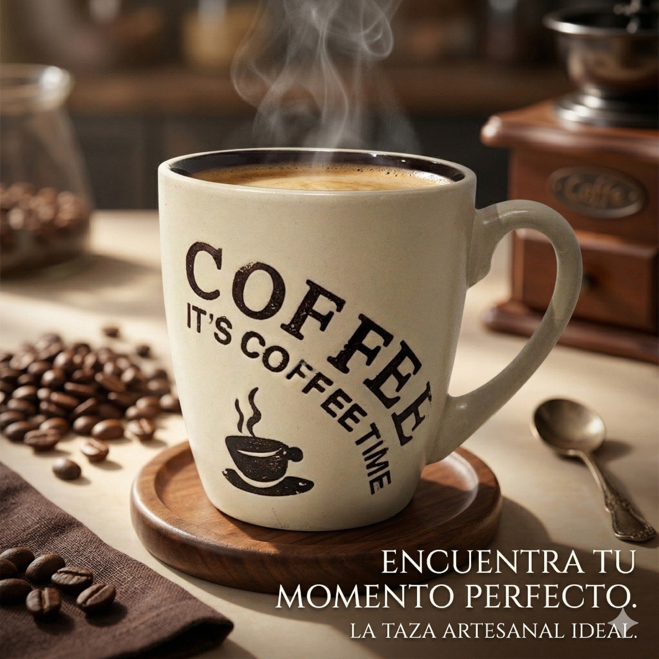 TAZA DE CERAMICA CON DISEÑO ARTISTICO 9CM