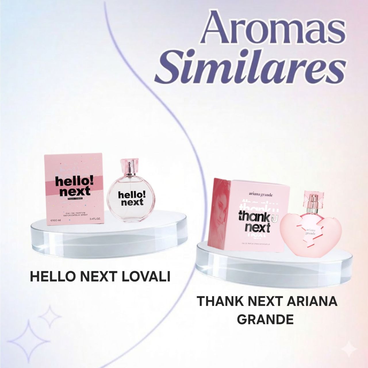LOVALI HELLO NEXT EDP 100ML (M) (AROMA SIMILAR A ARIANA GRANDE THANK U NEXT)
