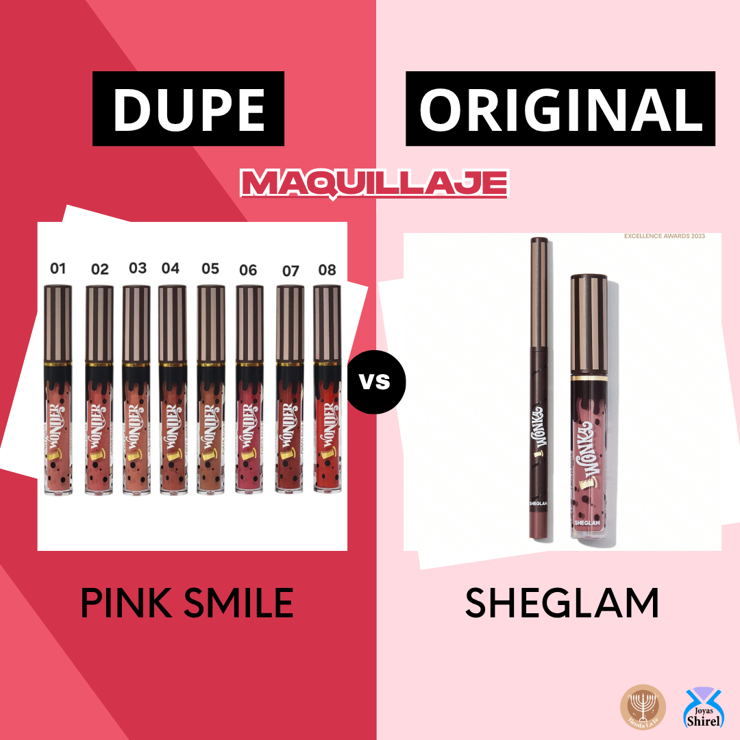 BRILLO LABIAL DE ALTA COBERTURA LUMINOSA Y DE ACABADO VINILO PINK SMILE 8ML (DUPE DE SHEGLAM)