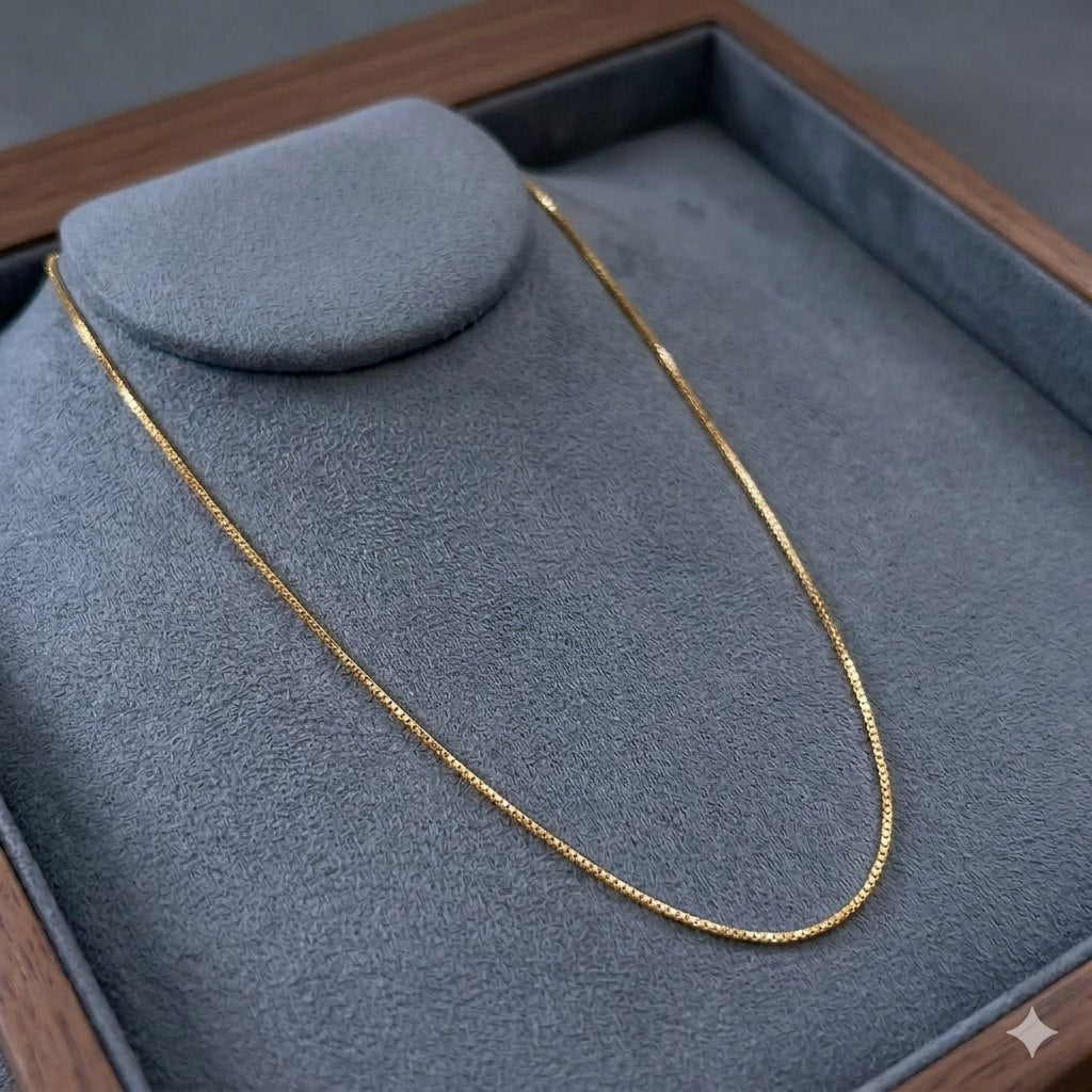 CADENA DE ORO 10K PARA DAMA 20CM PESO: 1.5G