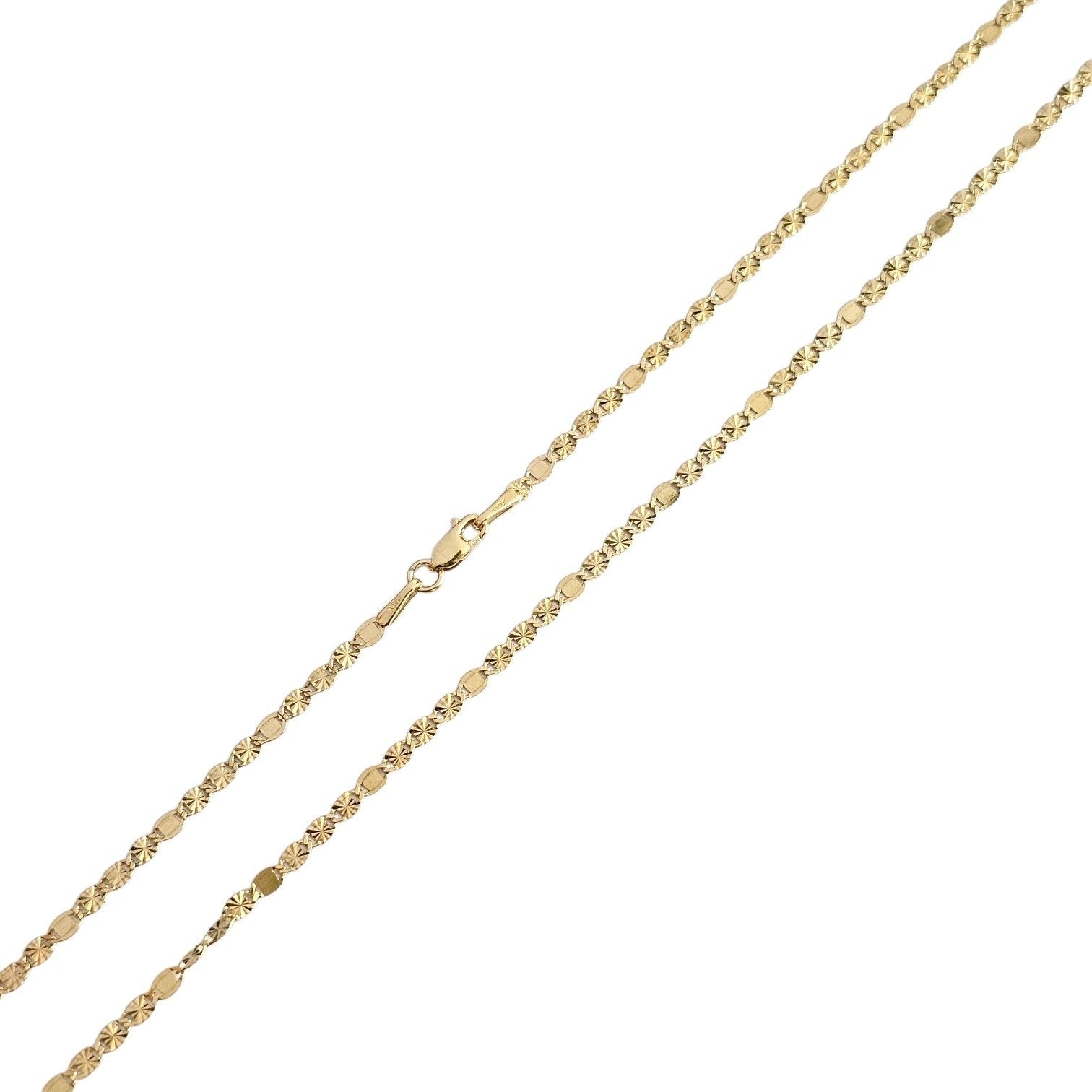 CADENA DE ORO 10K PARA DAMA 25CM PESO: 2G