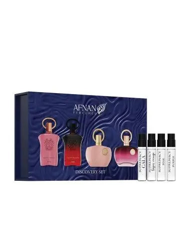 SET MINI AFNAN SUPREMACY WOMEN DISCOVERY EDP  2ML X 4(M)