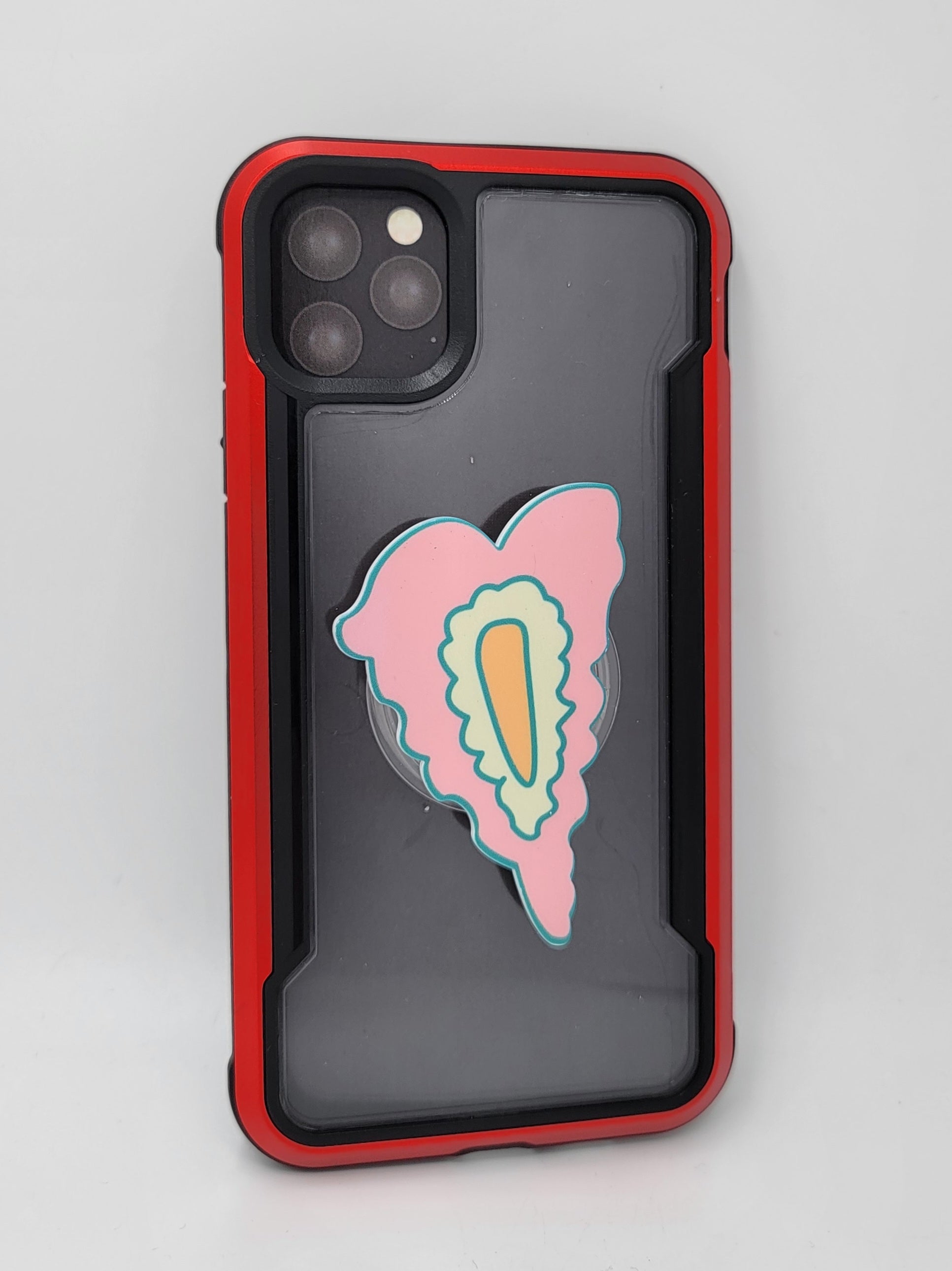 SOPORTE PARA CELULAR EN FORMA DE CORAZON