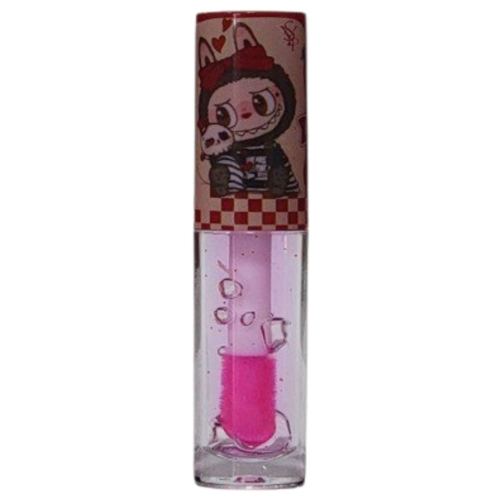 BRILLO LABIAL CON DISEÑO DE LABUBU
