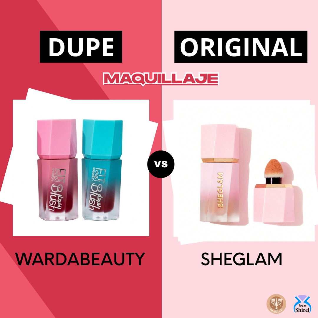 RUBOR LIQUIDO DE ACABADO IMPECABLE CON ESPONAJE APLICADORA 6 TONOS FIT NNEI WARDABEAUTY (DUPE DE SHEGLAM)