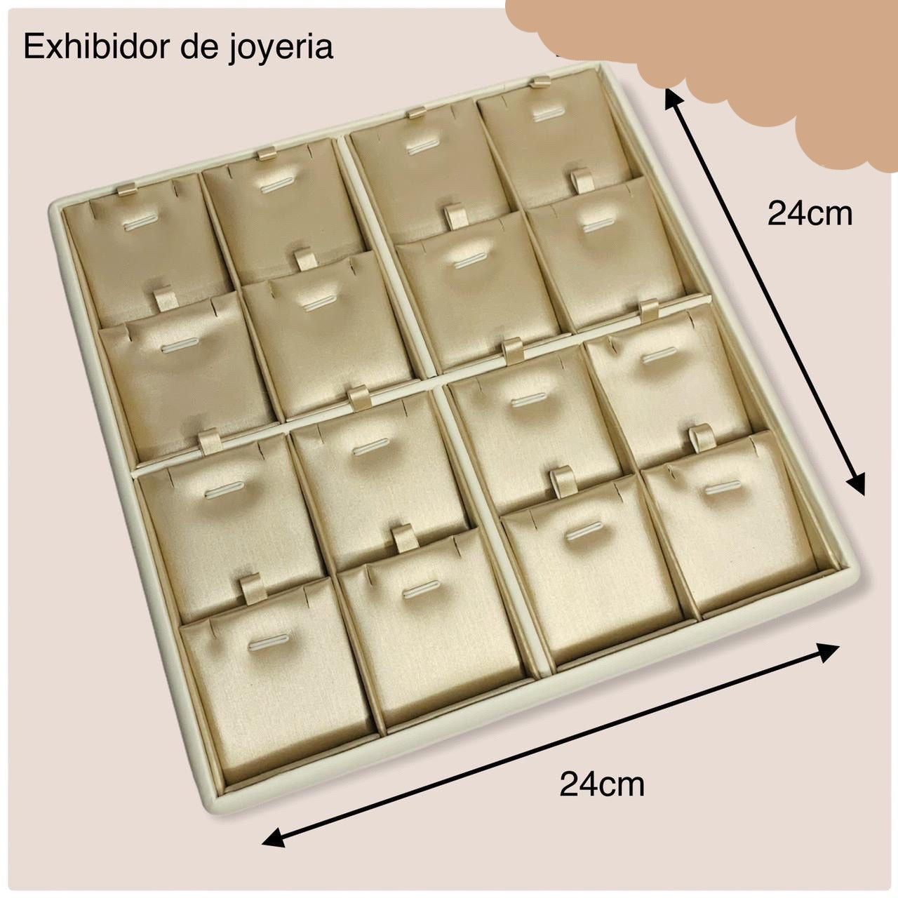 MAQUETA PARA  16 SET JOYERIA