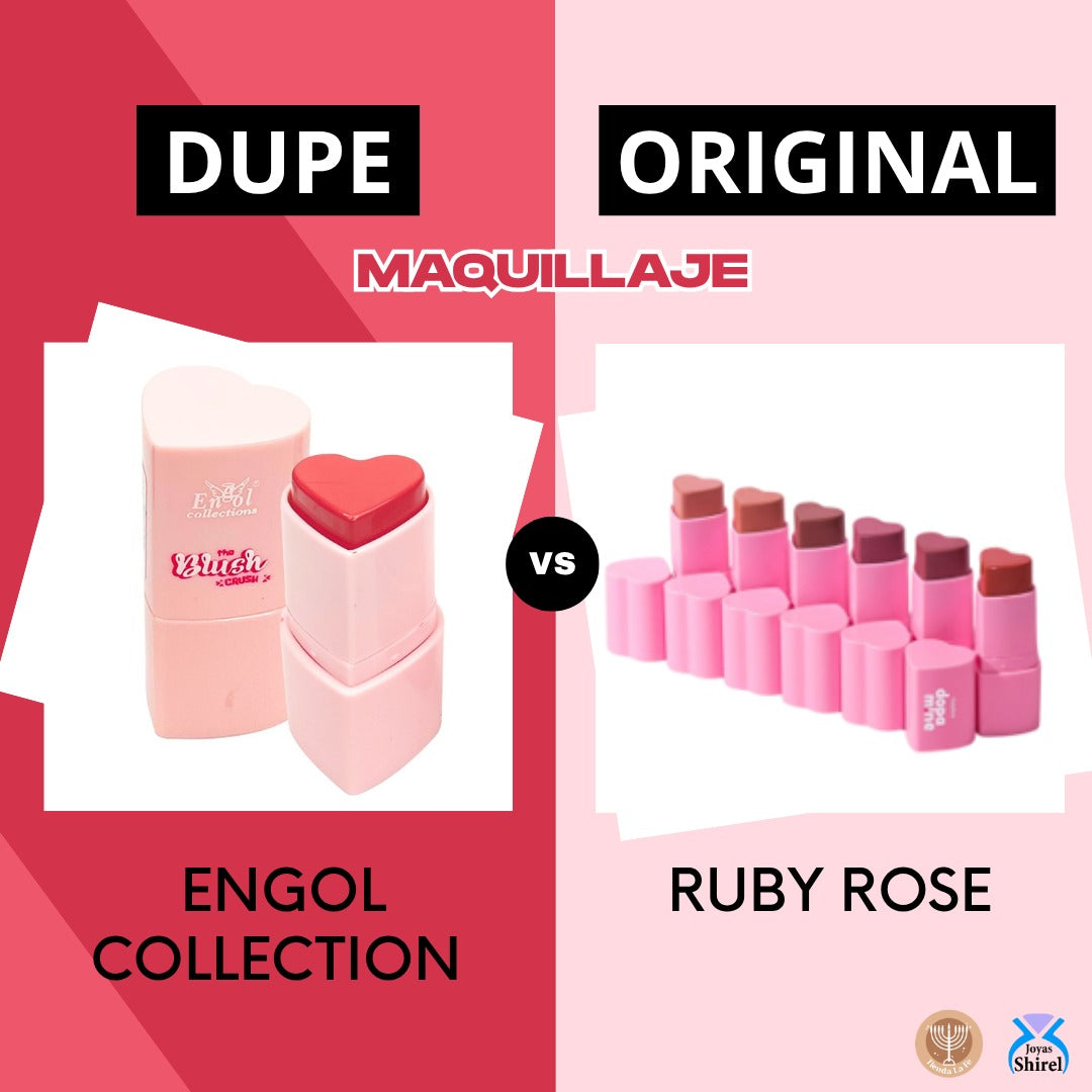 RUBOR EN BARRA CREMOSO THE BLUSH CRUSH ENGOL COLLECTIONS 7G (DUPE DE RUBY ROSE)