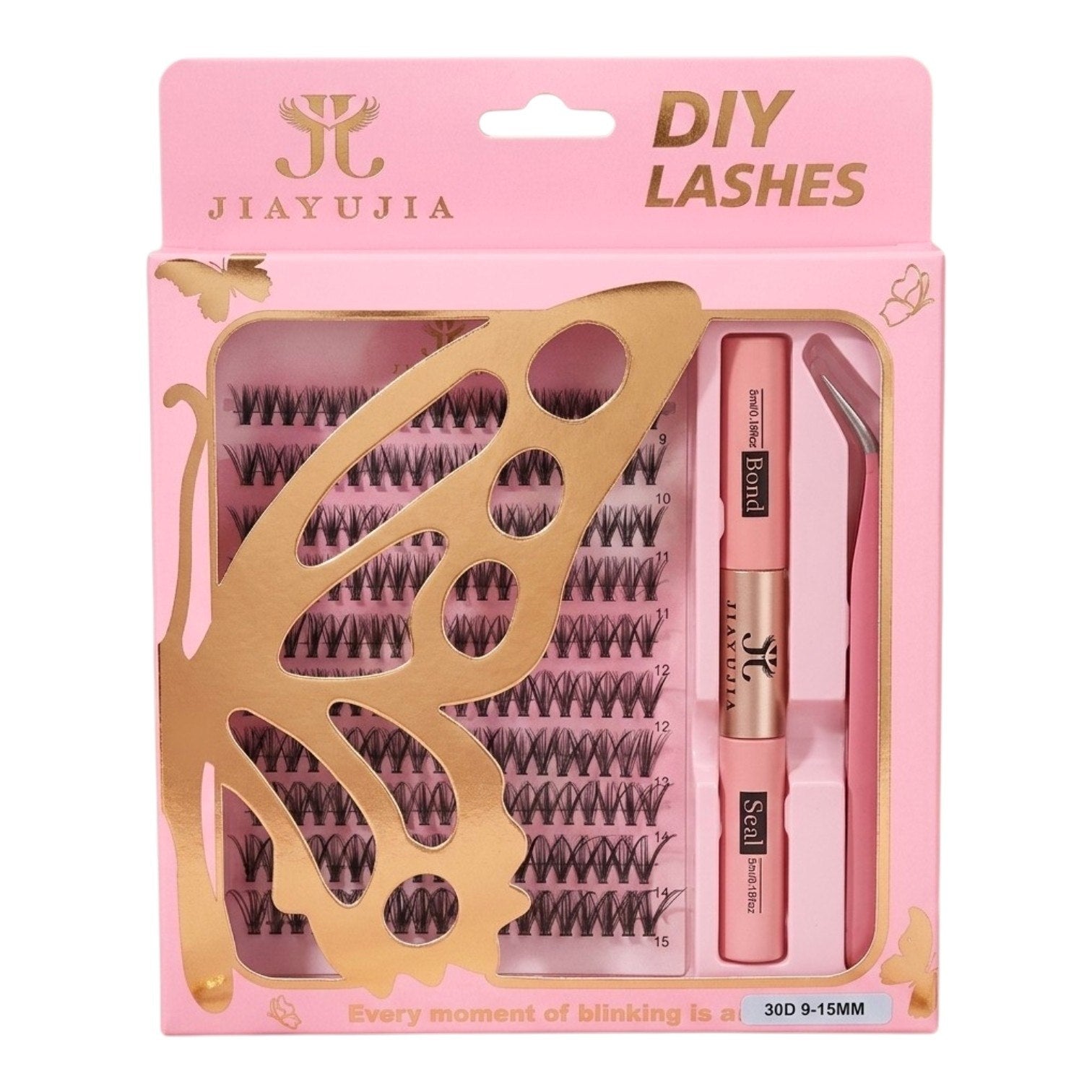 KIT DIY DE EXTENSIONES DE PESTAÑAS 9MM A 15MM JIAYUJIA