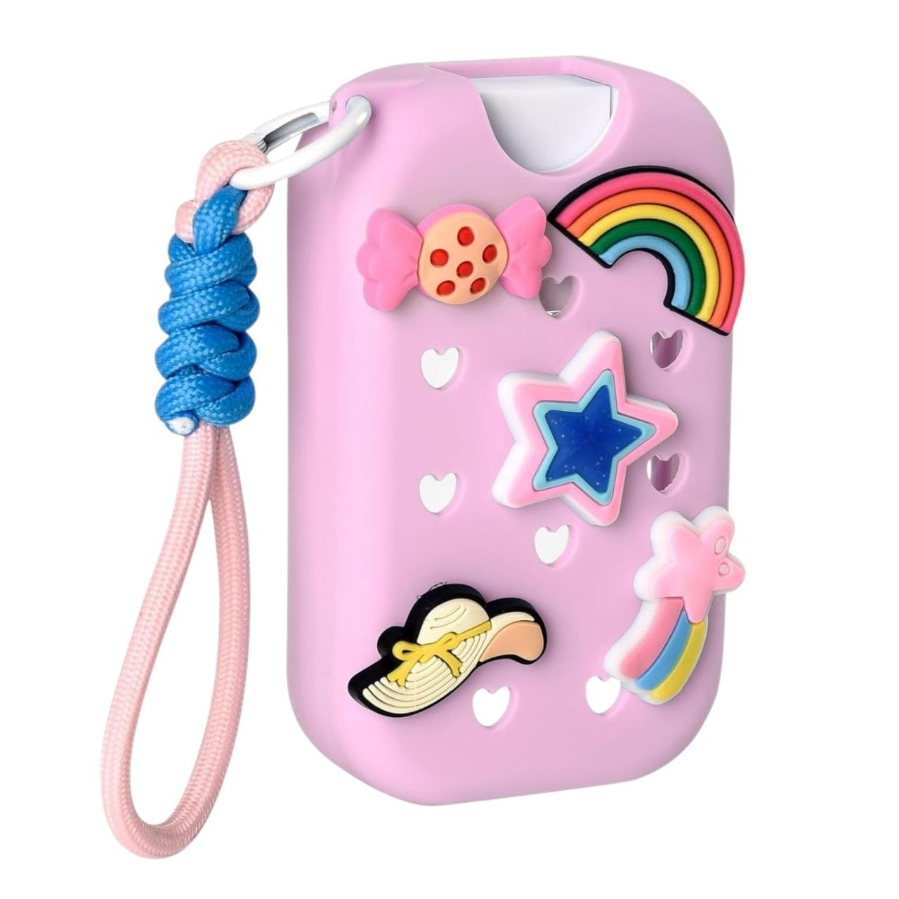LLAVERO CON FUNDA DE SILICONA PARA DESINFECTANTE DE MANOS 30ML
