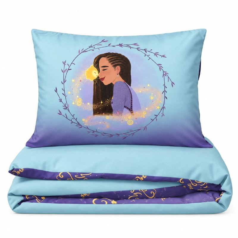 JUEGO DE EDREDON CUBRECAMA REVERSIBLE INDIVIDUAL O MATRIMONIAL DE 2 PIEZAS DISNEY