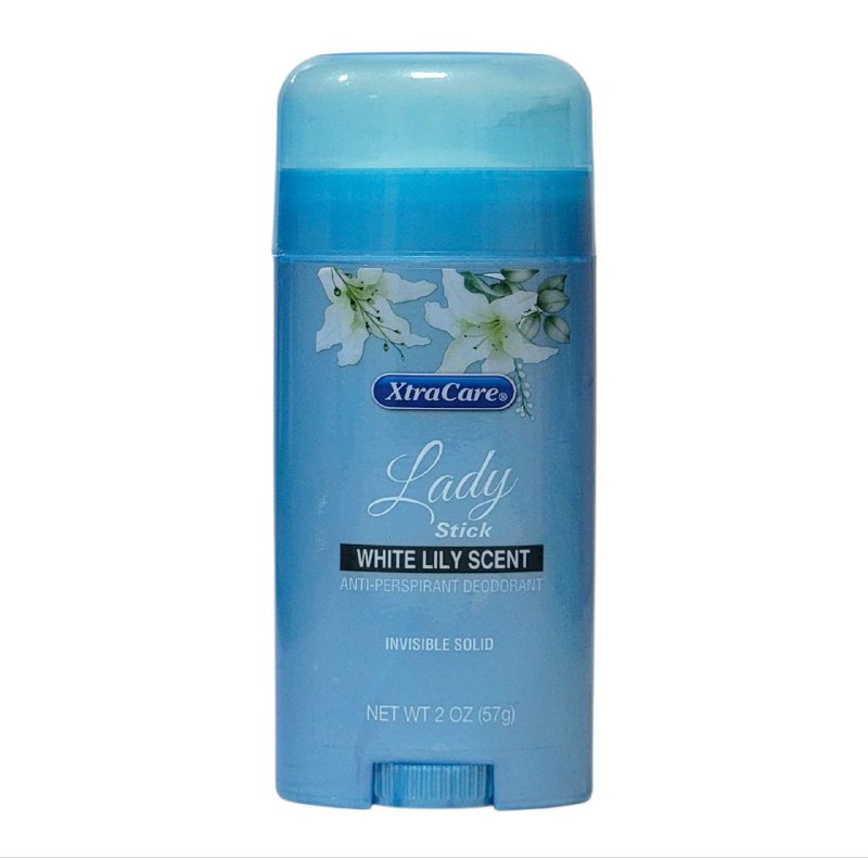 DESODORANTE EN BARRA PARA MUJERES, ANTITRANSPIRANTE SOLIDO INVISIBLE, AROMA A LIRIO BLANCO XTRACARE 57G
