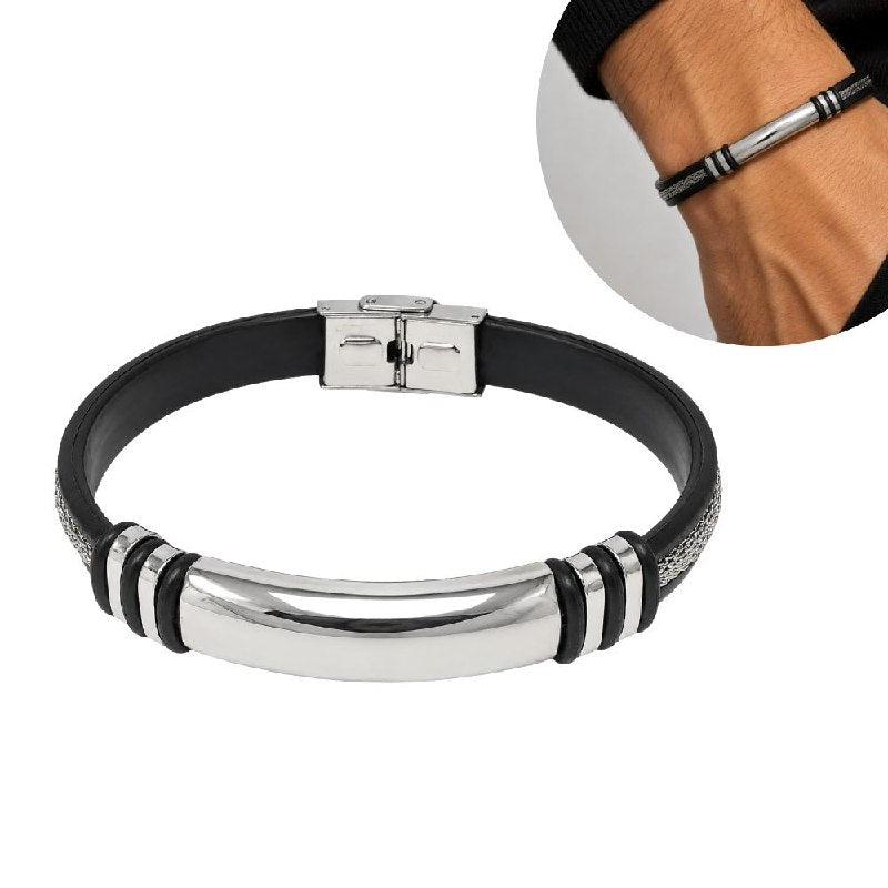 PULSERA DE ENCHAPE PARA CABALLERO 24CM
