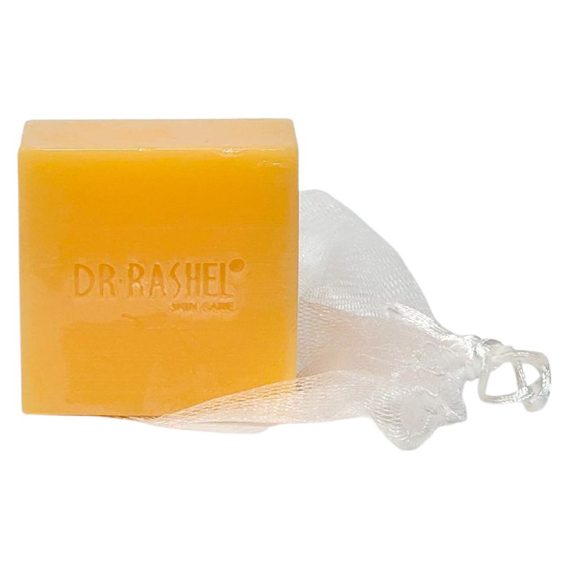 JABON FACIAL EN BARRA DE ACIDO KOJICO Y PAPAYA, DEJA LA PIEL SUAVE, TERSA Y RADIANTE, REJUVENECE, ELIMINA PIEL MUERTA,  DA BRILLO SALUDABLE DR RASHEL 100G