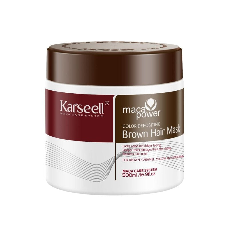 MASCARILLA PARA EL CABELLO DE EXTRACTO DE MACA REPARADOR DE CABELLO TEÑIDO KARSEELL 500ML