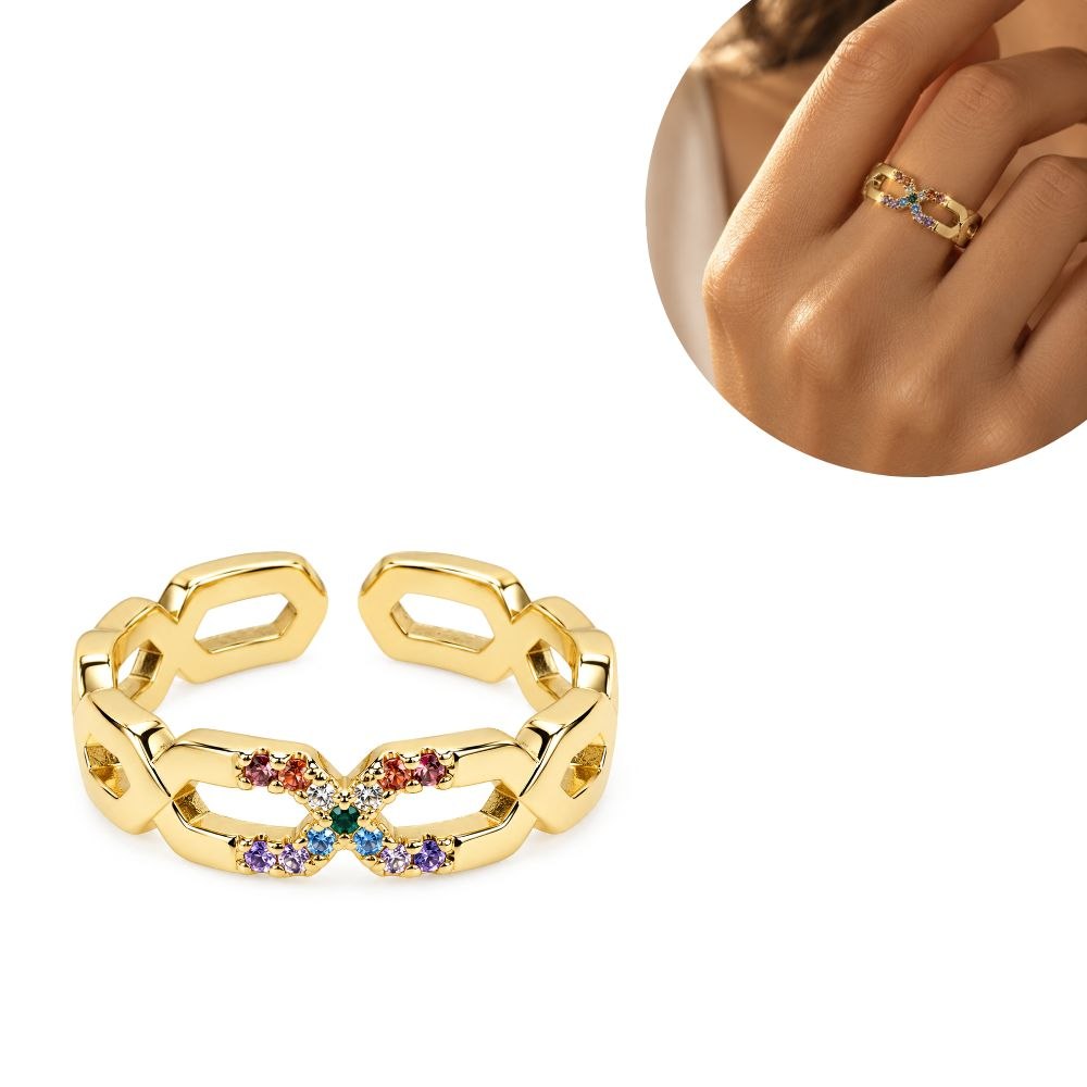 ANILLO DE ENCHAPE PARA DAMA TALLA 13