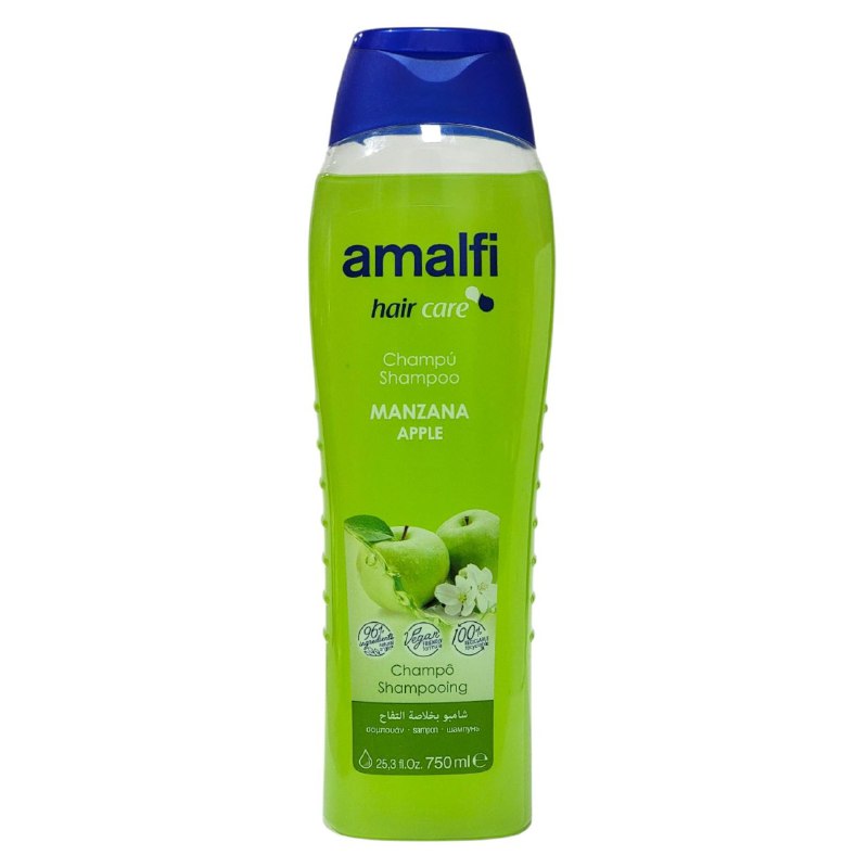 SHAMPOO PARA EL CABELLO DE MANZANA VERDE AMALFI HAIR CARE 750ML