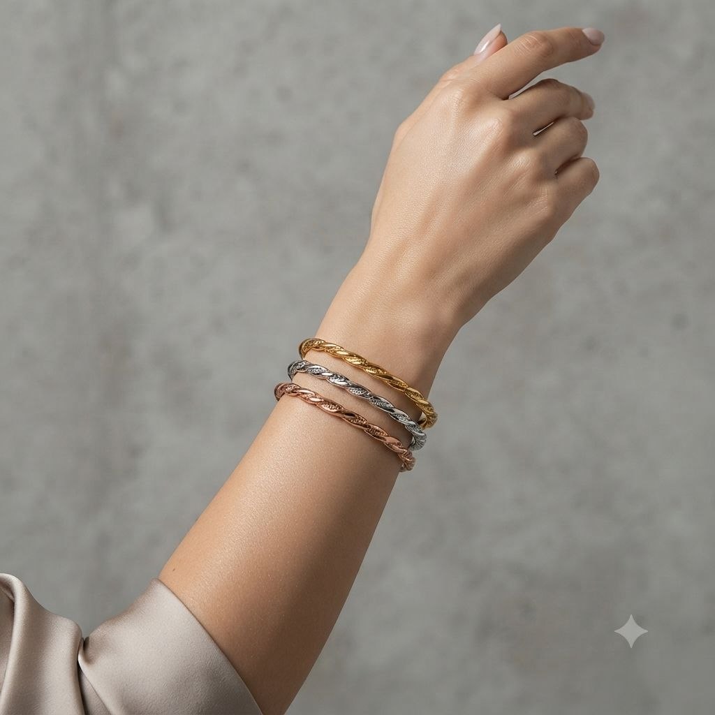 PULSERA DE ENCHAPE PARA DAMA