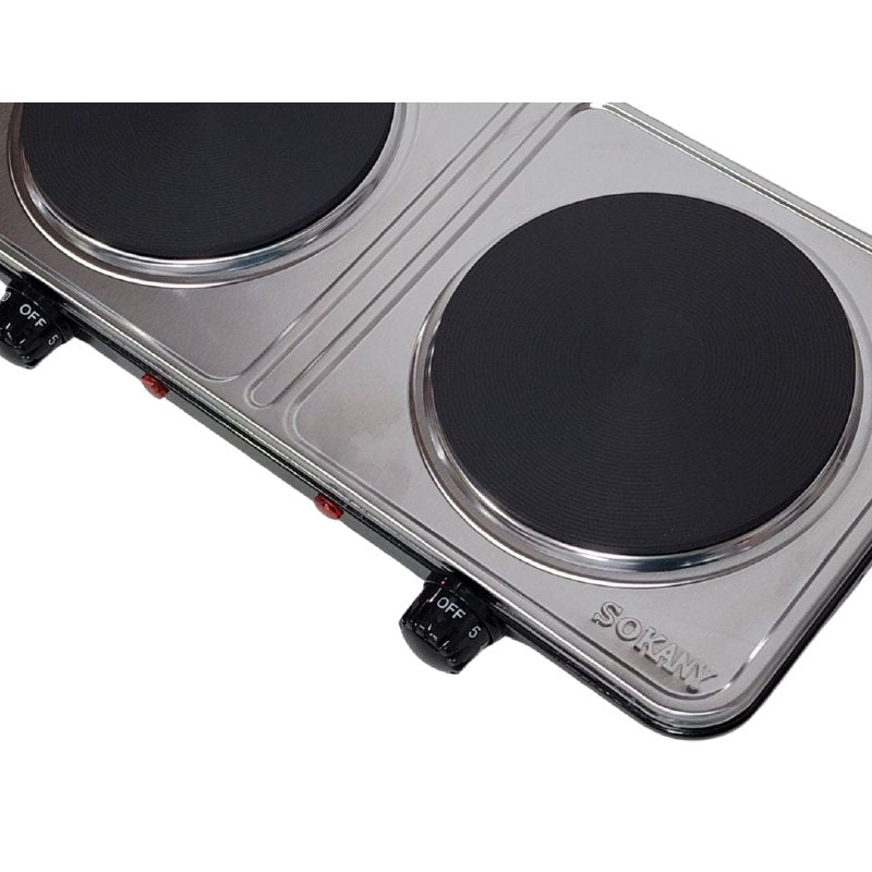 MAQUINA ESTUFA ELECTRICA SENCILLA GRAN POTENCIA DE FUEGO 2000W SK-5102 SOKANY