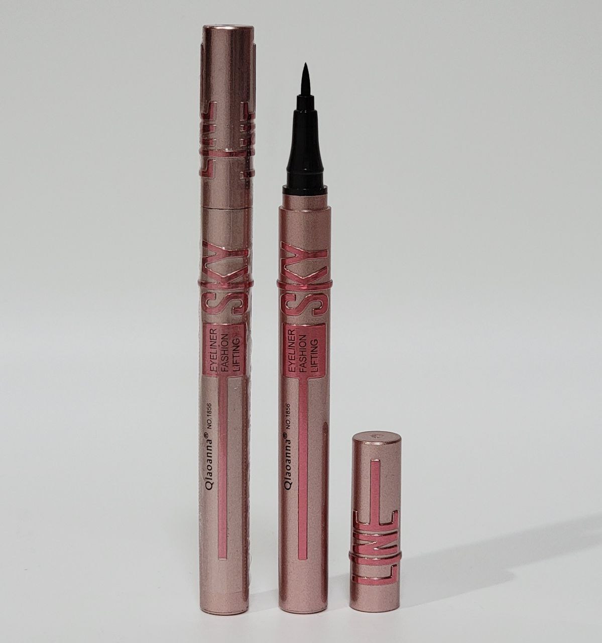DELINEADOR DE OJOS LIQUIDO DUPE MAYBELLINE SKY HIGH  IMPERMEABLE 24H, SECADO RAPIDO SUAVE Y DELICADO QIAOANNA SKY LINE 1ML