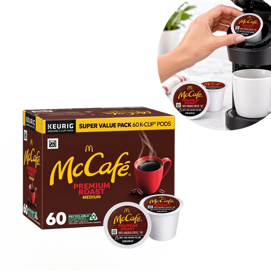 COMIDA CAFÉ EN CÁPSULAS K-CUP ROAST 100% ARÁBICA TUESTE MEDIO MCCAFÉ PREMIUM 588G