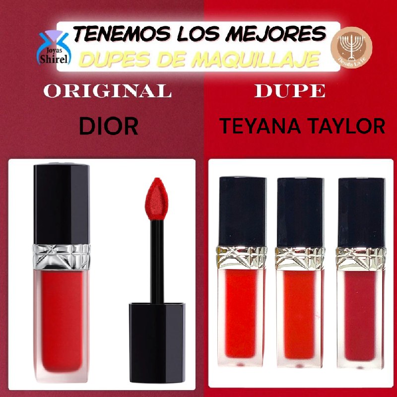 BRILLO LABIAL LIQUIDO DE ACABADO MATTE DE LARGA DURACION HOLLYWOOD 8ML DUPE DE DIOR