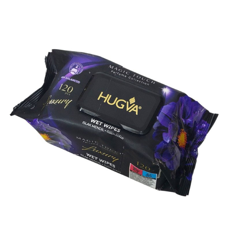 TOALLITAS HUMEDAS CON OLOR A PERFUME MAGIC TOUCH HUGVA 120UND