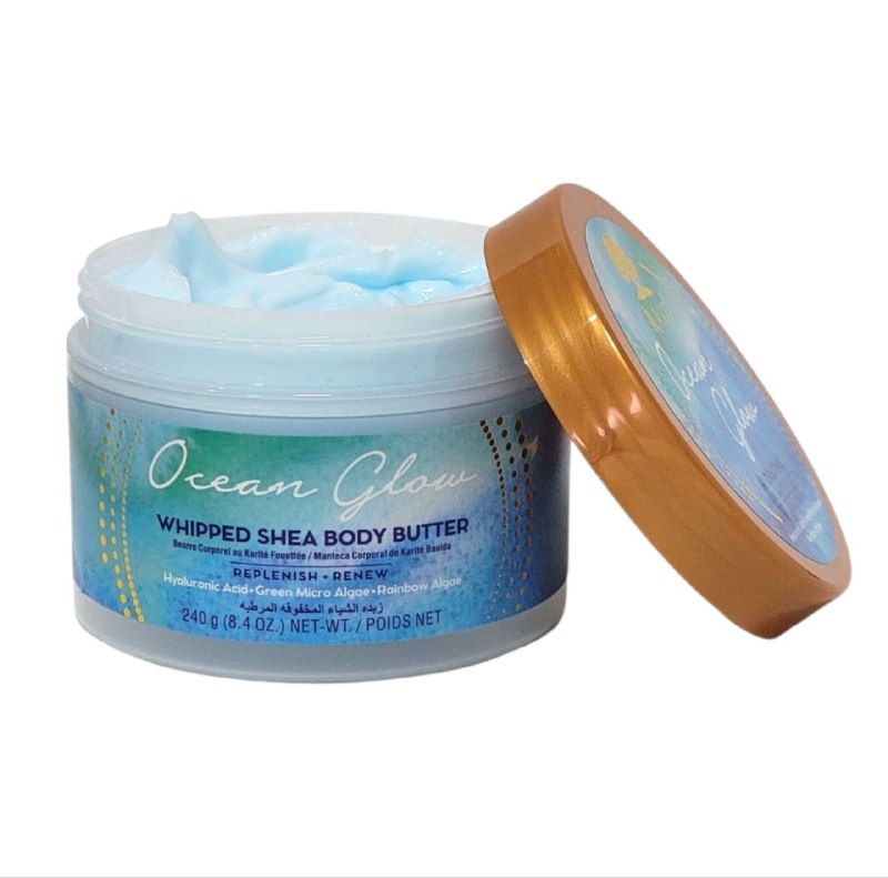 MANTECA CORPORAL DE TEXTURA BATIDA CON MANTECA DE KARITE ACIDO HIALURONICO Y MICROALGAS RAKO 240G