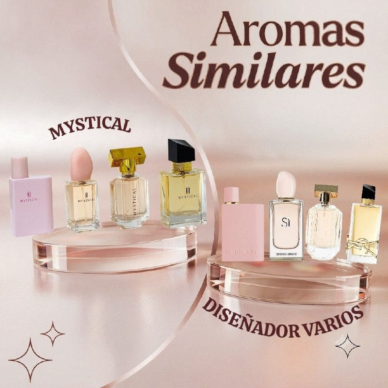 SET DE 4 MINI PERFUME ECONÓMICOS MYSTICAL EDP 4X30ML