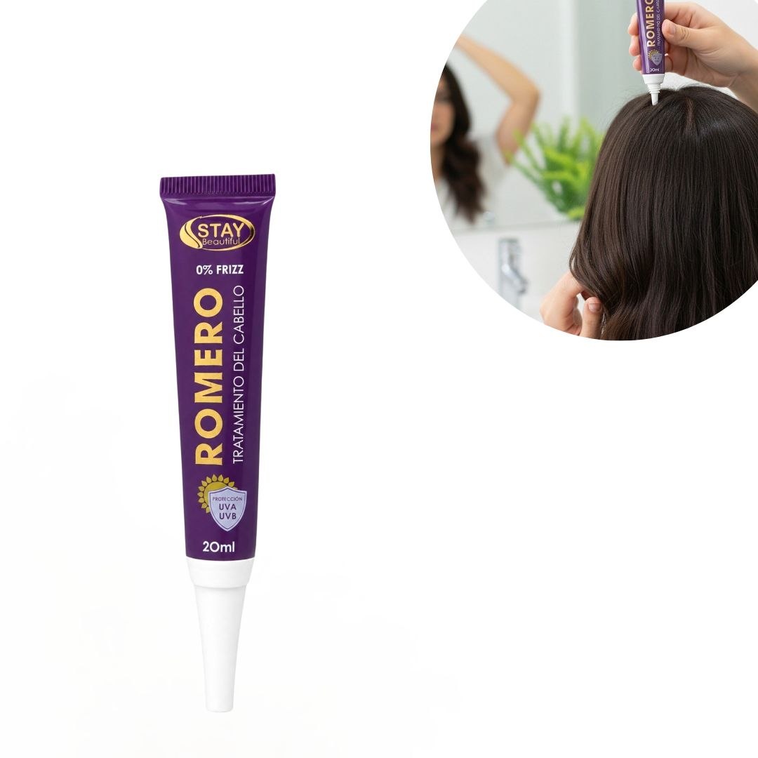 TRATAMIENTO PARA EL CABELLO DE ROMERO ANTIFRIZZ SUAVIZANTE Y CRECEPELO STAY BEAUTIFUL 20ML