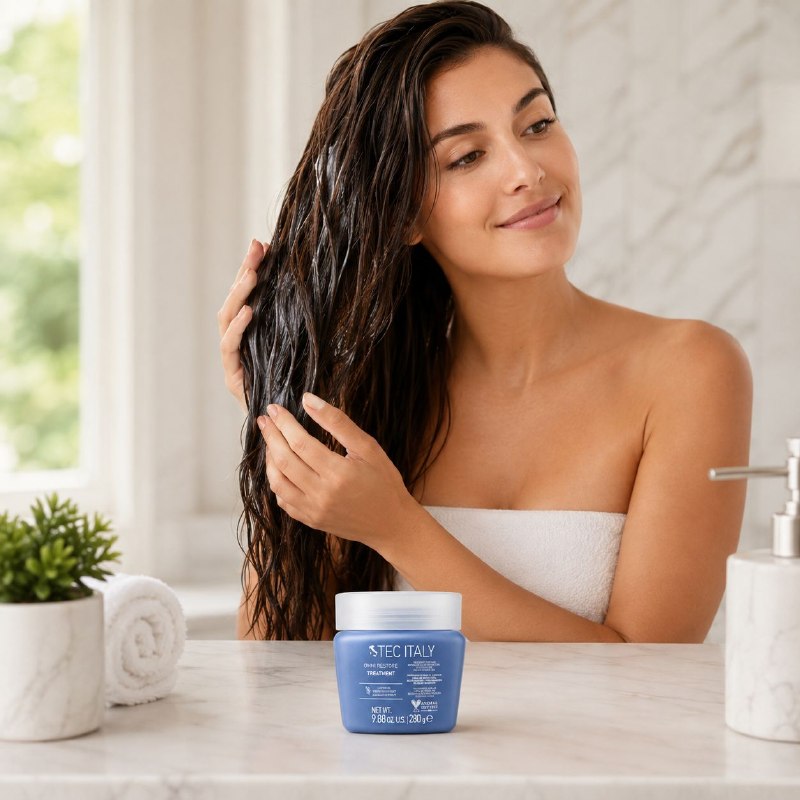 TRATAMIENTO RESTRUCTURANTE PROTECCIÓN DE COLOR Y NUTRICIÓN TEC ITALY OMNI RESTORE 280G 1 UND