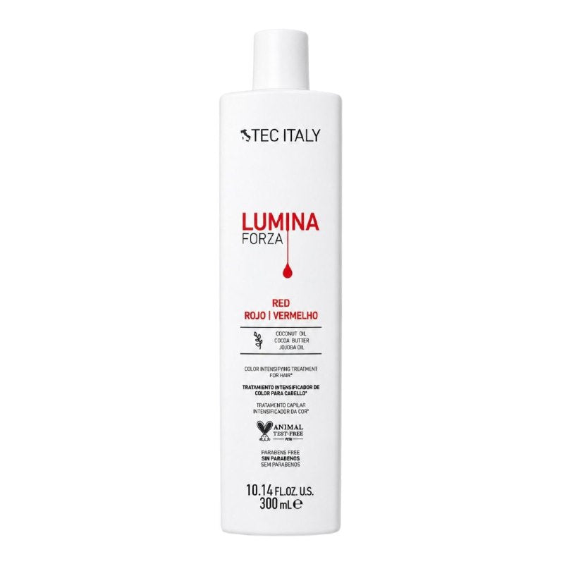 TRATAMIENTO CAPILAR INTENSIFICADOR DE COLOR PARA CABELLO ROJO Y COBRIZO TEC ITALY 300ML