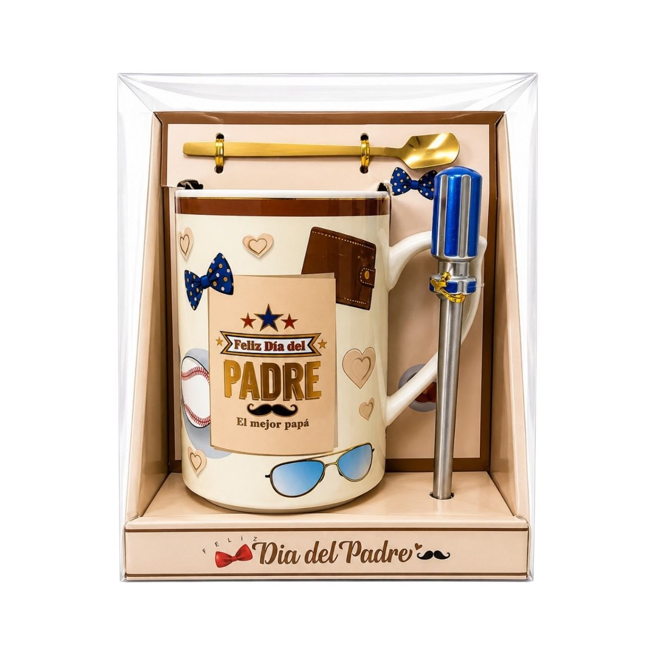SET DE REGALO DÍA DEL ABUELO BENELI HOME 3PCS