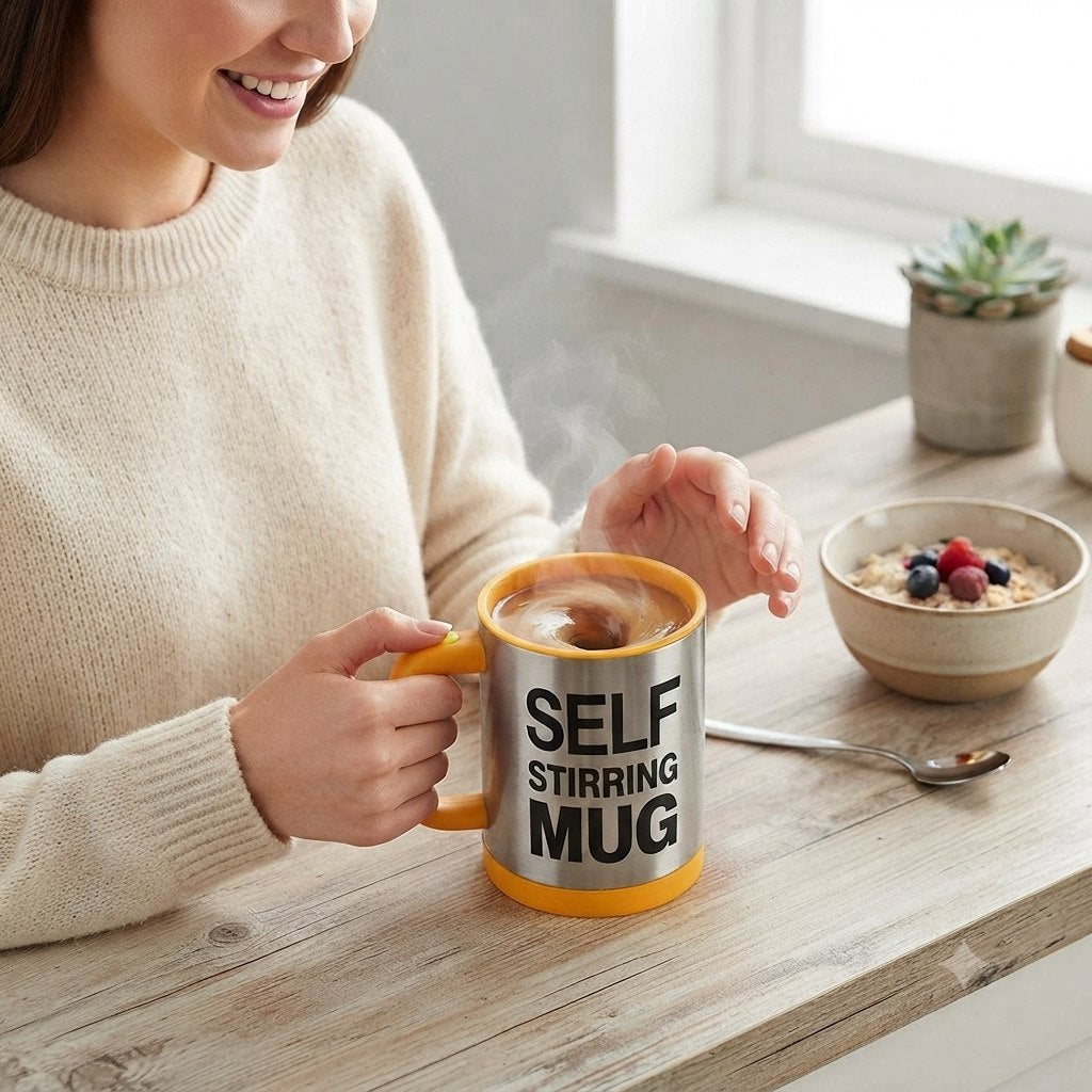 TAZA AUTOAGITADORA PARA BEBIDAS AUTOSUGERIDA 350ML