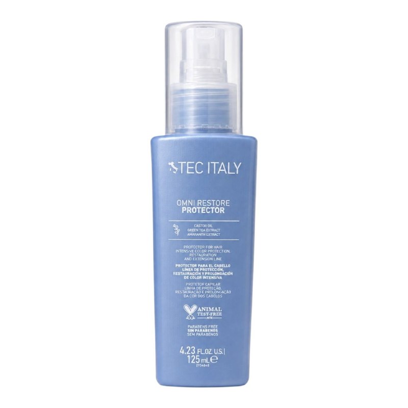 TRATAMIENTO CAPILAR PROTECTOR DE COLOR, RESTAURADOR, ACONDICIONADOR Y REVITALIZANTE CON ACEITE DE RICINO TEC ITALY 125ML
