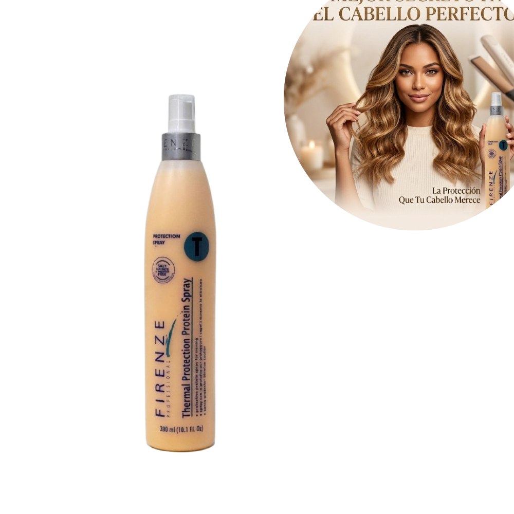 PROTECTOR TERMICO CAPILAR EN SPRAY REVITALZIANTE CON PROTEINAS FIRENZE 300ML