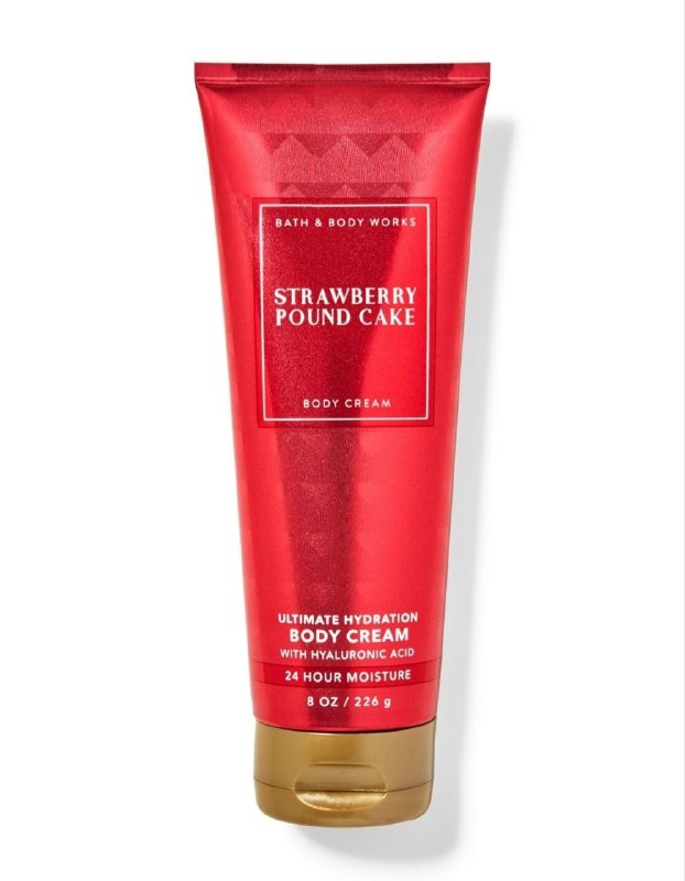 BATH & BODY WORKS CREMA STRAWBERRY POUND CAKE 226ML (M)