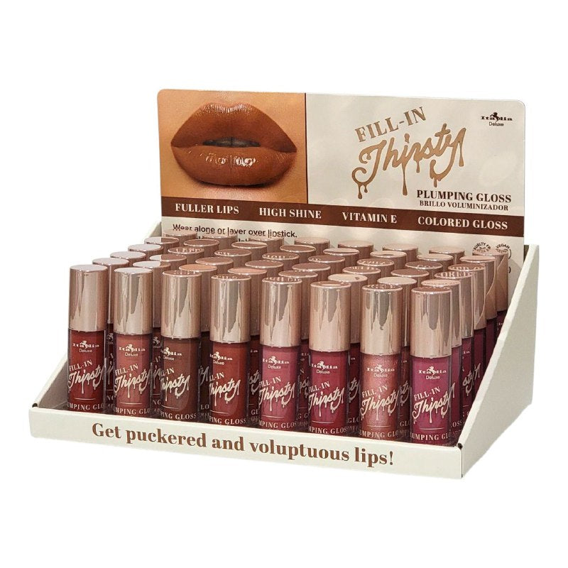 BRILLO LABIAL GLOSS VOLUMIZADOR E HIDRATANTE CON VITAMINA E ITALIA DELUXE 4G