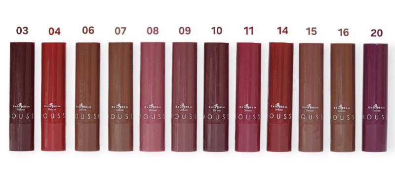 BRILLO LABIAL LAPIZ LABIAL MATTE 24 COLORES DISPONIBLES ITALIA DELUXE MOUSSE MATTE 3G