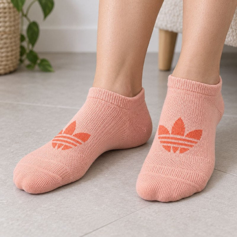 CALCETA TOBILLERA ORIGINAL ADIDAS PARA MUJER 6 PARES TALLA L