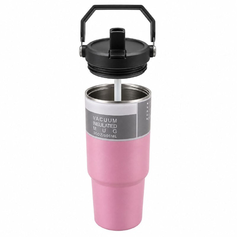 VASO TERMICO CON ASA Y TAPA 30OZ