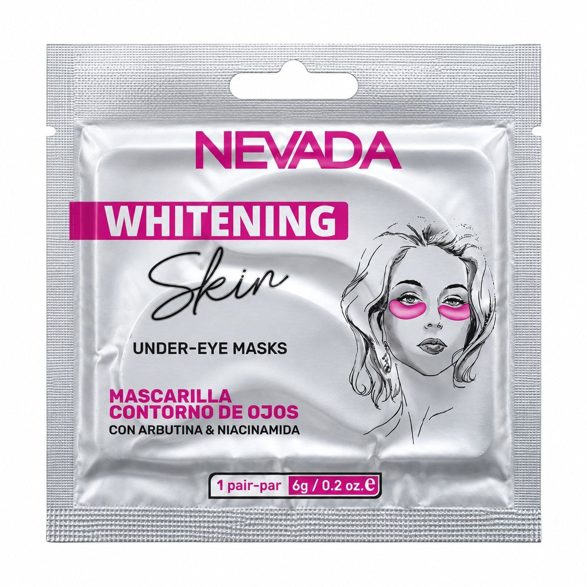 MASCARILLA PARA EL CONTORNO DE OJOS ILUMINADORA CON ARBUTINA Y NIACINAMIDA NEVADA 6G